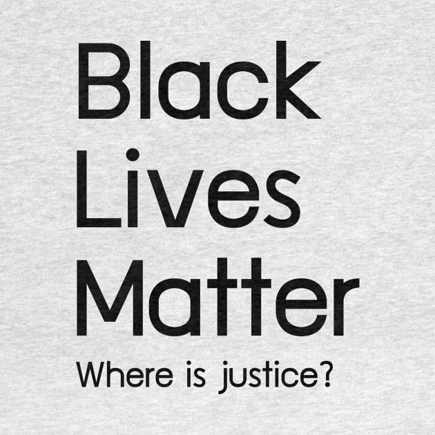 Black Livers Matter Where is justice? by T_Hustler